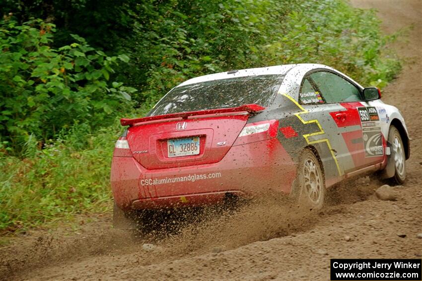 Sebastian Salgado / Christian Hidalgo Honda Civic on SS1, Steamboat I.