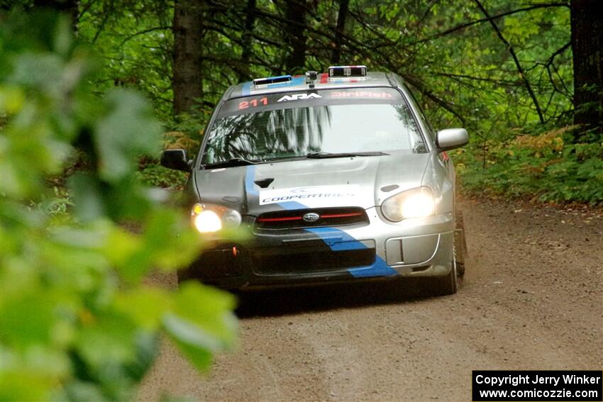 Andrew Dustman / K.J. Miller Subaru WRX on SS1, Steamboat I.