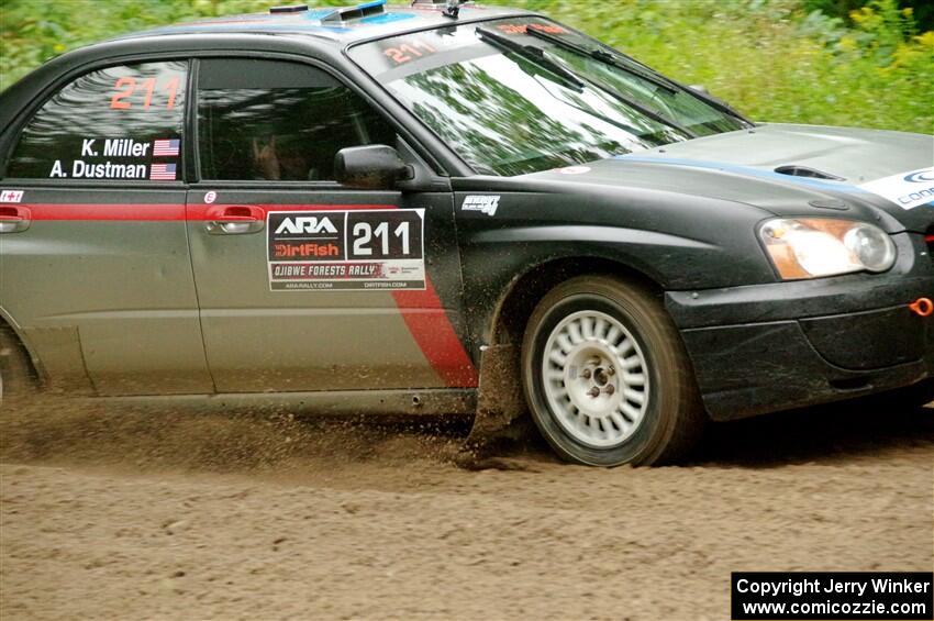 Andrew Dustman / K.J. Miller Subaru WRX on SS1, Steamboat I.