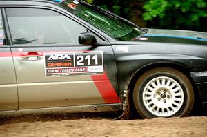 Andrew Dustman / K.J. Miller Subaru WRX on SS1, Steamboat I.