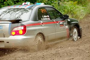 Andrew Dustman / K.J. Miller Subaru WRX on SS1, Steamboat I.