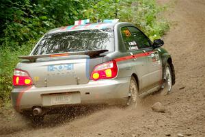 Andrew Dustman / K.J. Miller Subaru WRX on SS1, Steamboat I.