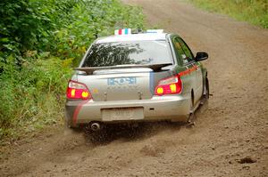 Andrew Dustman / K.J. Miller Subaru WRX on SS1, Steamboat I.