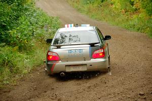 Andrew Dustman / K.J. Miller Subaru WRX on SS1, Steamboat I.