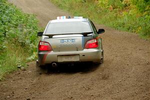 Andrew Dustman / K.J. Miller Subaru WRX on SS1, Steamboat I.