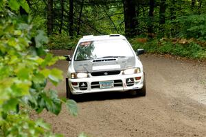 Aidan Hicks / John Hicks Subaru Impreza Wagon on SS1, Steamboat I.