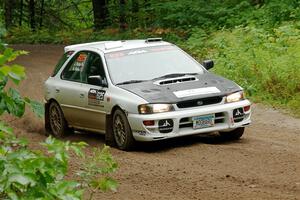 Aidan Hicks / John Hicks Subaru Impreza Wagon on SS1, Steamboat I.