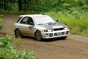 Aidan Hicks / John Hicks Subaru Impreza Wagon on SS1, Steamboat I.