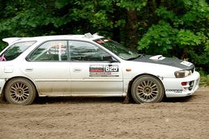 Aidan Hicks / John Hicks Subaru Impreza Wagon on SS1, Steamboat I.