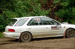 Aidan Hicks / John Hicks Subaru Impreza Wagon on SS1, Steamboat I.