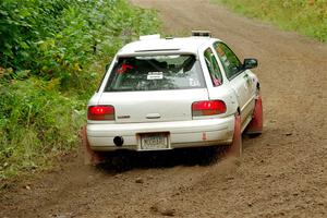 Aidan Hicks / John Hicks Subaru Impreza Wagon on SS1, Steamboat I.