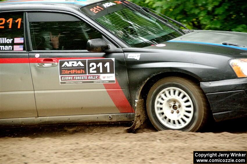 Andrew Dustman / K.J. Miller Subaru WRX on SS1, Steamboat I.