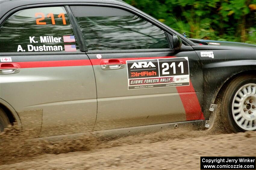 Andrew Dustman / K.J. Miller Subaru WRX on SS1, Steamboat I.