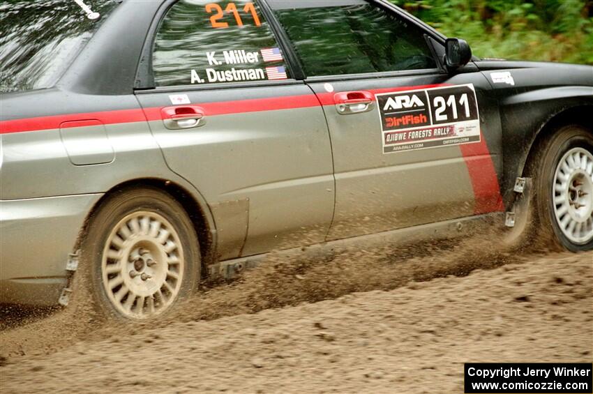 Andrew Dustman / K.J. Miller Subaru WRX on SS1, Steamboat I.