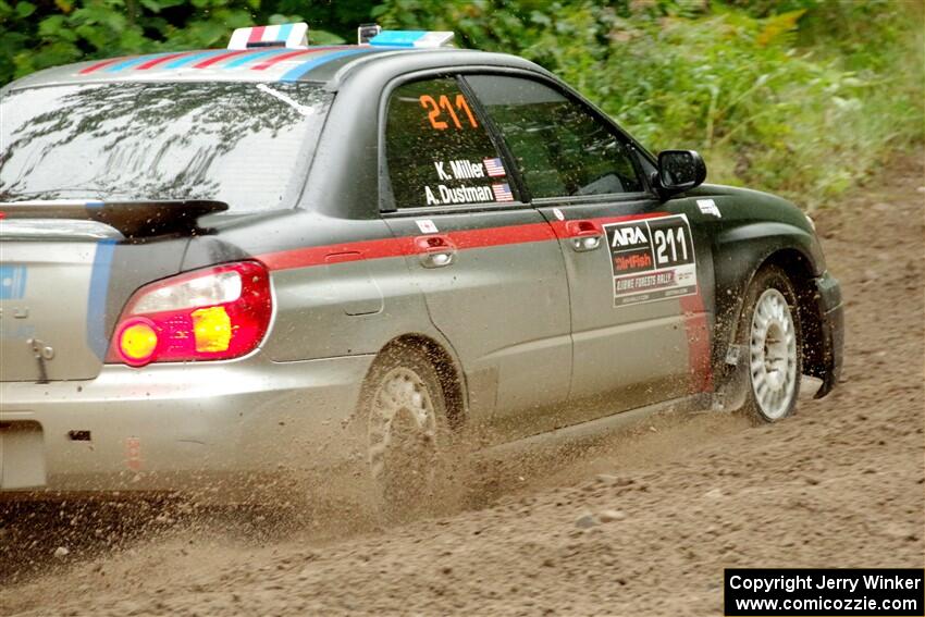 Andrew Dustman / K.J. Miller Subaru WRX on SS1, Steamboat I.