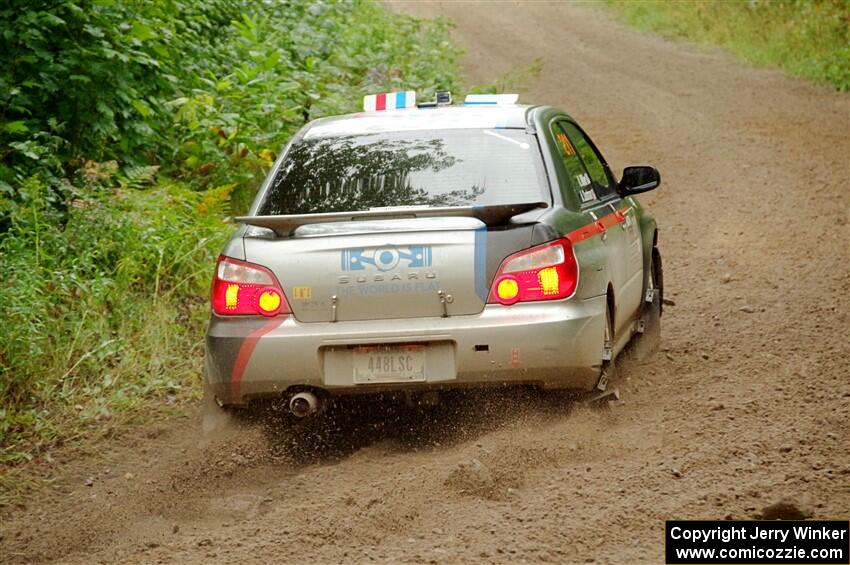 Andrew Dustman / K.J. Miller Subaru WRX on SS1, Steamboat I.