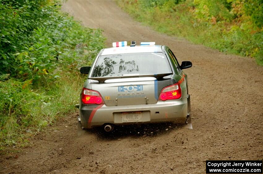 Andrew Dustman / K.J. Miller Subaru WRX on SS1, Steamboat I.