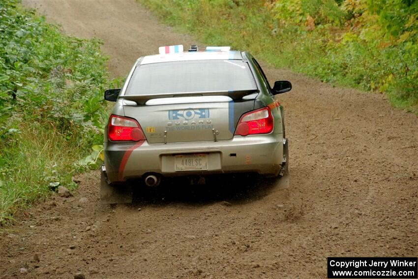 Andrew Dustman / K.J. Miller Subaru WRX on SS1, Steamboat I.