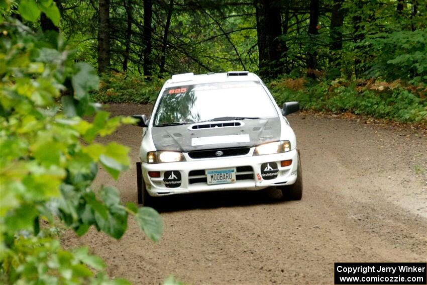 Aidan Hicks / John Hicks Subaru Impreza Wagon on SS1, Steamboat I.