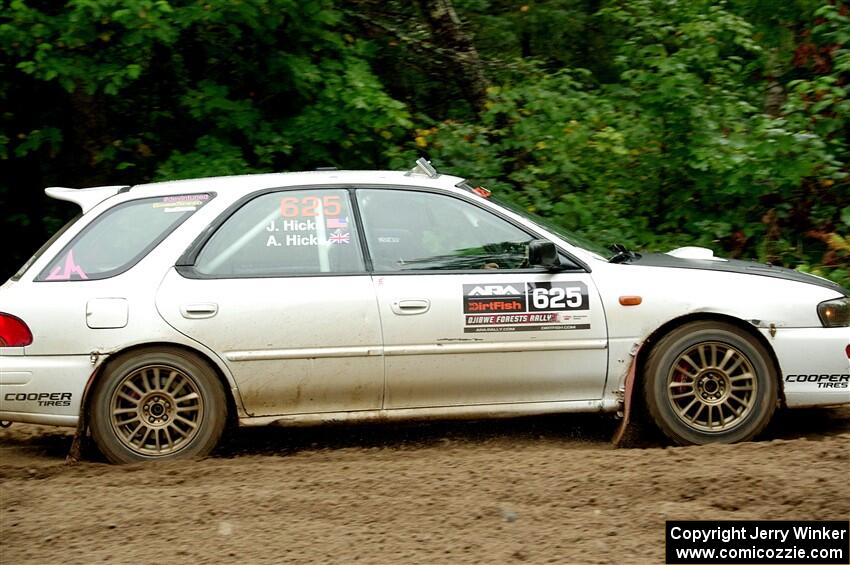 Aidan Hicks / John Hicks Subaru Impreza Wagon on SS1, Steamboat I.