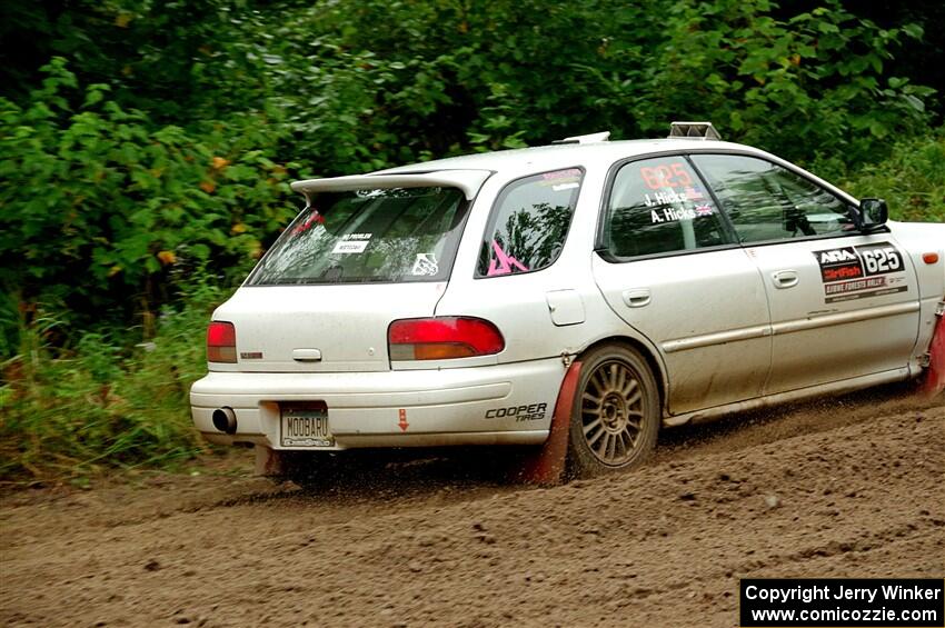 Aidan Hicks / John Hicks Subaru Impreza Wagon on SS1, Steamboat I.