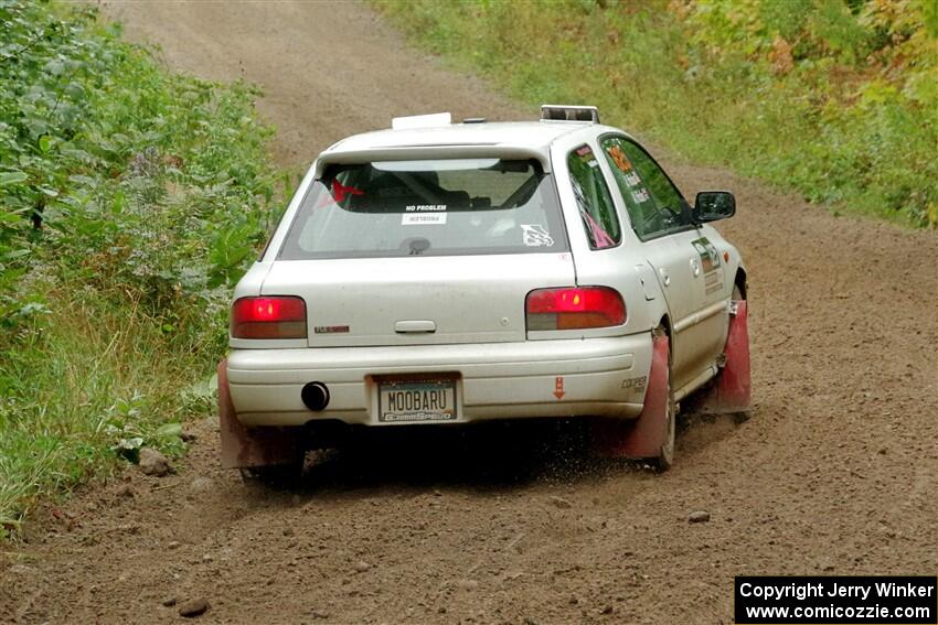 Aidan Hicks / John Hicks Subaru Impreza Wagon on SS1, Steamboat I.