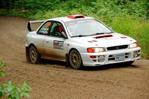 Richard Donovan / Greg Donovan Subaru Impreza on SS1, Steamboat I.