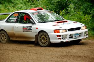 Richard Donovan / Greg Donovan Subaru Impreza on SS1, Steamboat I.