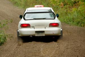 Richard Donovan / Greg Donovan Subaru Impreza on SS1, Steamboat I.