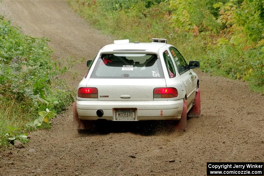 Aidan Hicks / John Hicks Subaru Impreza Wagon on SS1, Steamboat I.