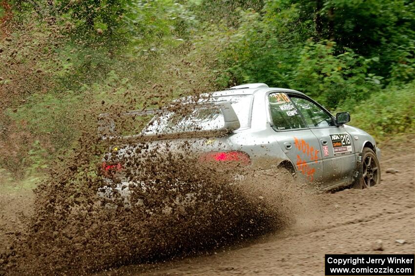 Nick Morris / Josh Kemp Subaru Impreza on SS1, Steamboat I.