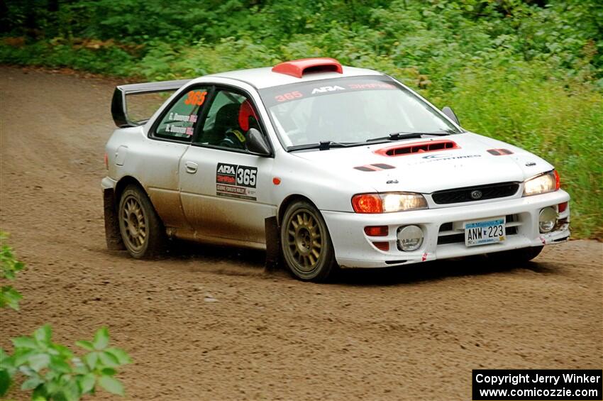 Richard Donovan / Greg Donovan Subaru Impreza on SS1, Steamboat I.