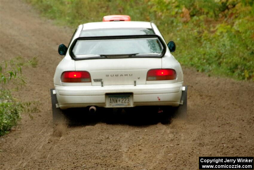 Richard Donovan / Greg Donovan Subaru Impreza on SS1, Steamboat I.