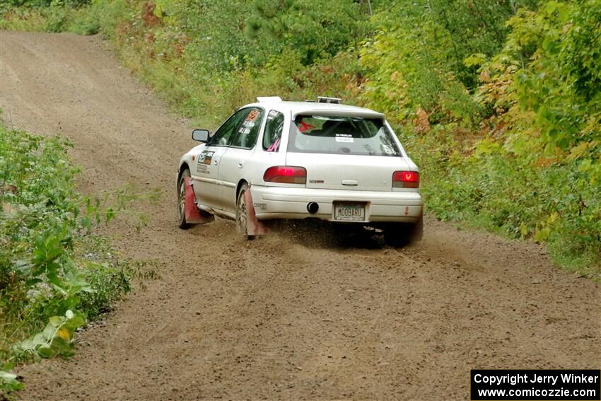 Aidan Hicks / John Hicks Subaru Impreza Wagon on SS1, Steamboat I.