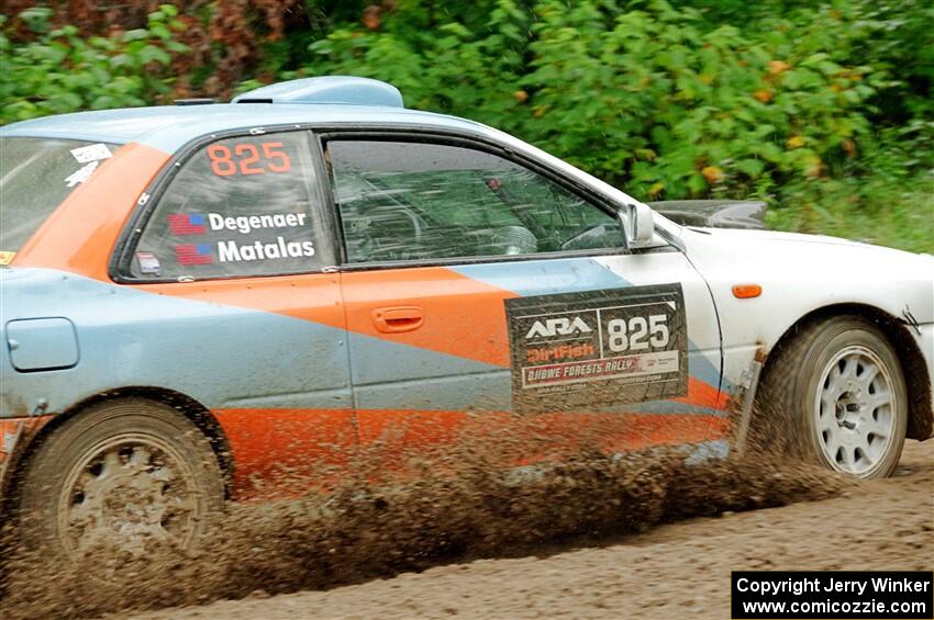 Tyler Matalas / Izaak Degenaer Subaru Impreza LX on SS1, Steamboat I.