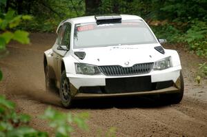 Ryan Booth / Andy Hayes Škoda Fabia on SS5, Steamboat II.