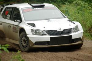 Ryan Booth / Andy Hayes Škoda Fabia on SS5, Steamboat II.