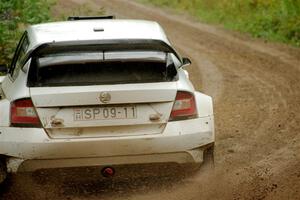 Ryan Booth / Andy Hayes Škoda Fabia on SS5, Steamboat II.