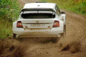 Ryan Booth / Andy Hayes Škoda Fabia on SS5, Steamboat II.