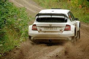 Ryan Booth / Andy Hayes Škoda Fabia on SS5, Steamboat II.