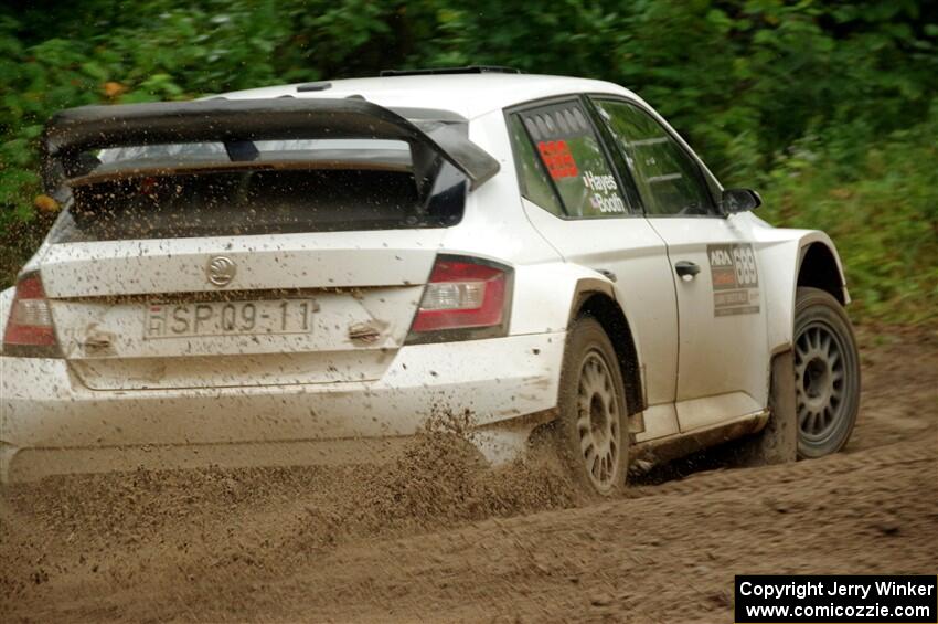 Ryan Booth / Andy Hayes Škoda Fabia on SS5, Steamboat II.