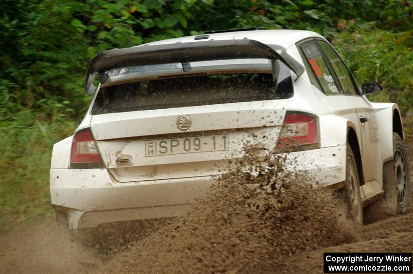 Ryan Booth / Andy Hayes Škoda Fabia on SS5, Steamboat II.