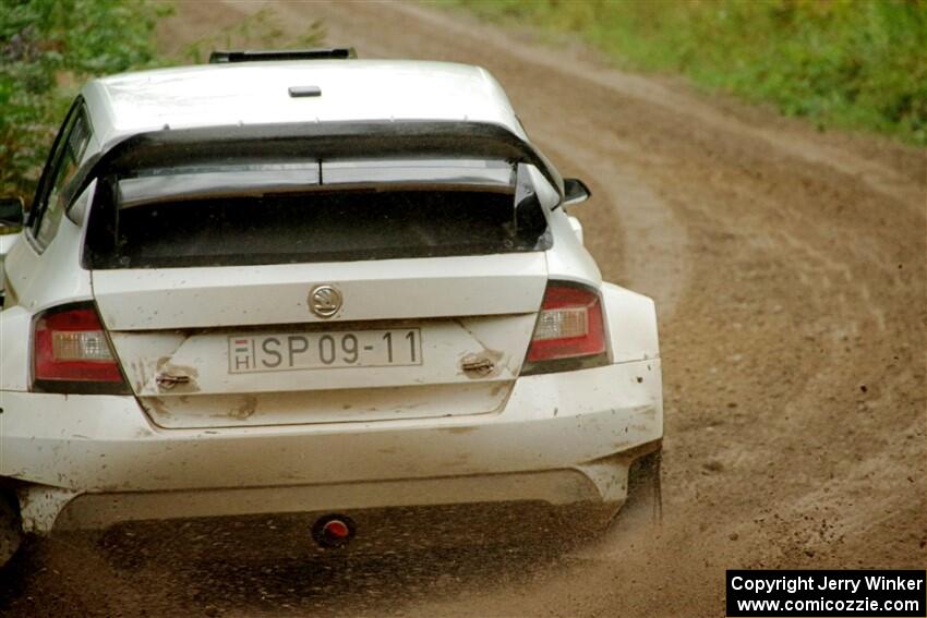 Ryan Booth / Andy Hayes Škoda Fabia on SS5, Steamboat II.