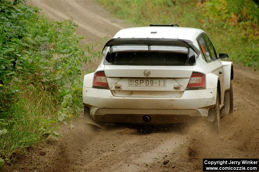 Ryan Booth / Andy Hayes Škoda Fabia on SS5, Steamboat II.