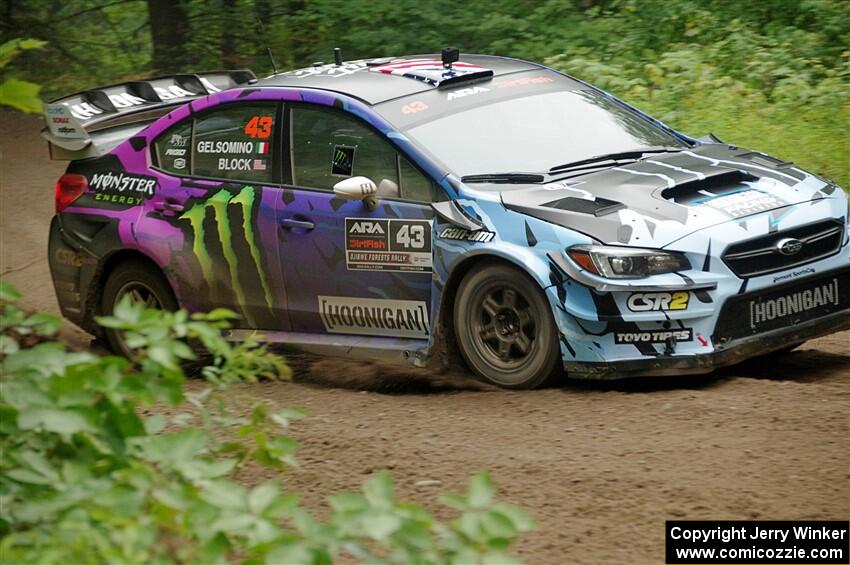 Ken Block / Alex Gelsomino Subaru WRX STi on SS5, Steamboat II.