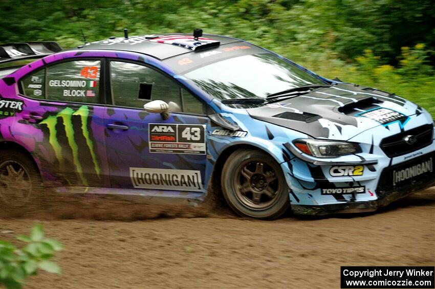 Ken Block / Alex Gelsomino Subaru WRX STi on SS5, Steamboat II.