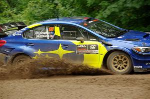 Travis Pastrana / Rhianon Gelsomino Subaru WRX STi on SS5, Steamboat II.