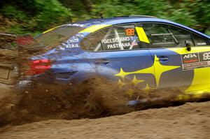 Travis Pastrana / Rhianon Gelsomino Subaru WRX STi on SS5, Steamboat II.