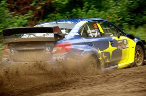 Travis Pastrana / Rhianon Gelsomino Subaru WRX STi on SS5, Steamboat II.