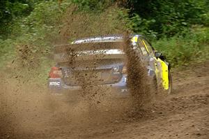 Travis Pastrana / Rhianon Gelsomino Subaru WRX STi on SS5, Steamboat II.